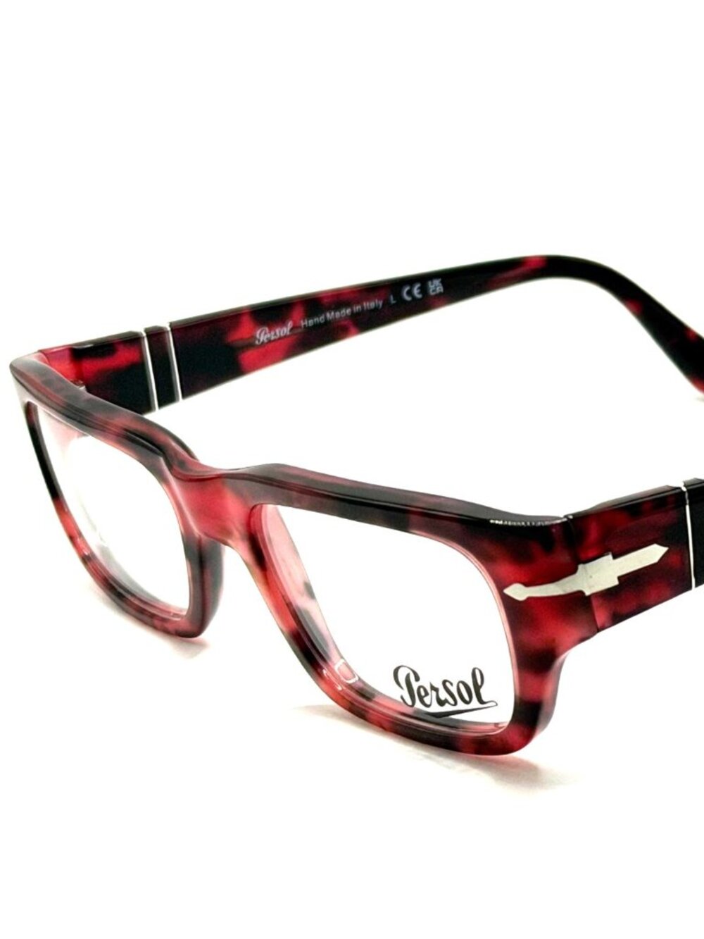 NEW PERSOL PO 3347-V 1212 RED HAVANA UNISEX EYEGLASSES 53MM 20 145